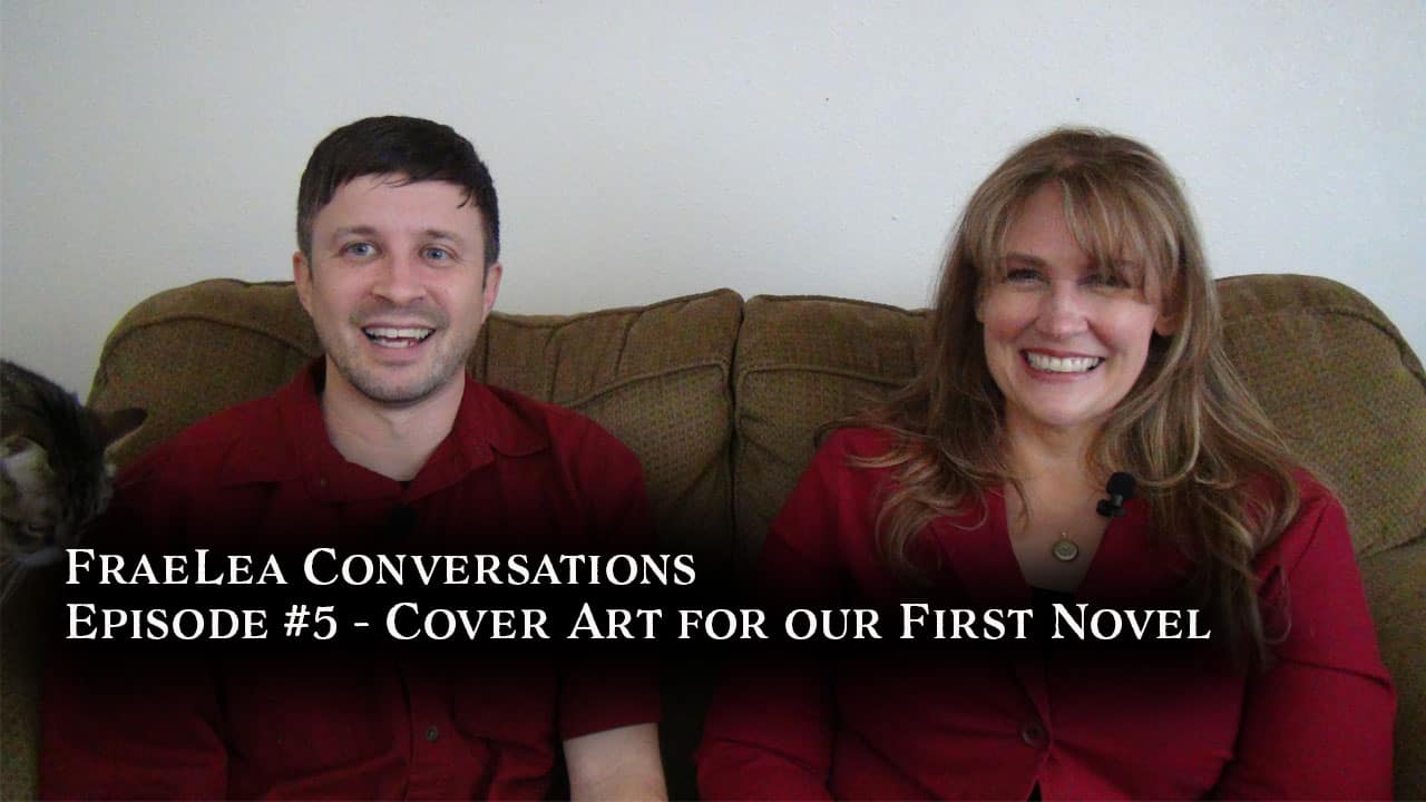video discussion about our first novel cover art